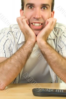 Man Watching TV