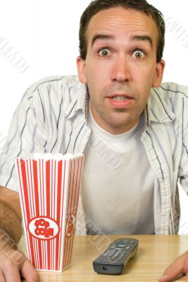 Man Watching Good Movie
