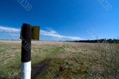 Column in the field