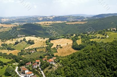 Panoramic view from Arcevia