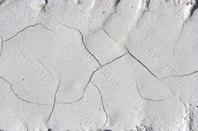 white texture like snow with craks