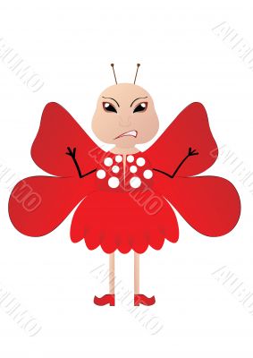 Red butterfly