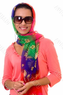 beautiful woman in sunglasses