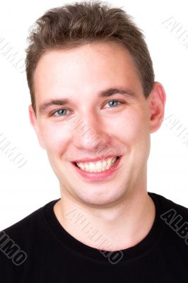 Beautiful smiling man