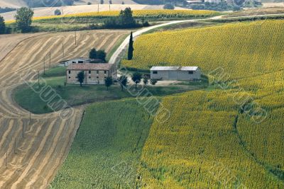 Italian farmhouse near Ancona