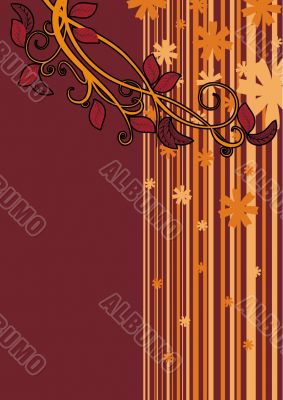 stripes autumn background