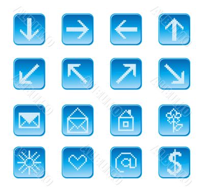 blue icons
