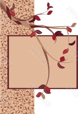 brown brunch autumn background