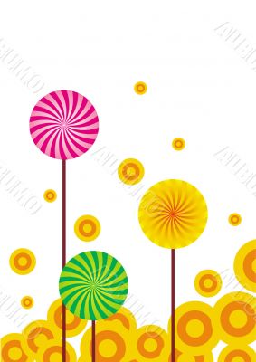 candy rock backdrop