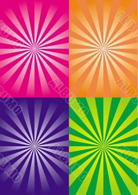 different color abstrakt backgrounds