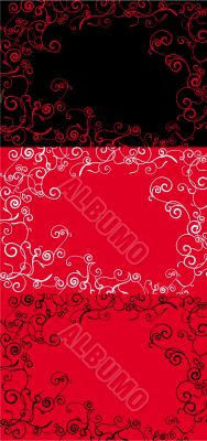 red ornate background