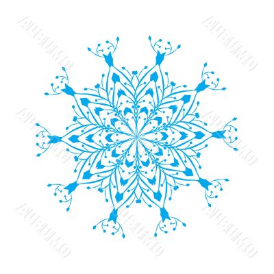 vector ornate snowflake