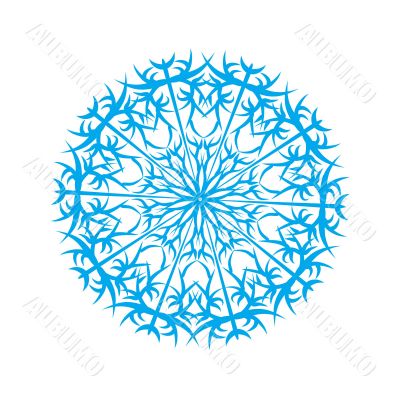 vector ornate snowflake