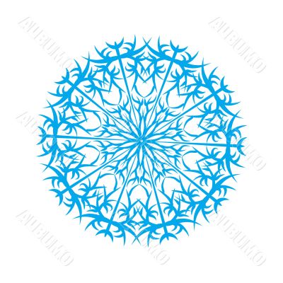 vector ornate snowflake