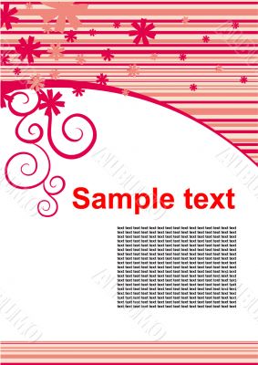 vector pink stripes background