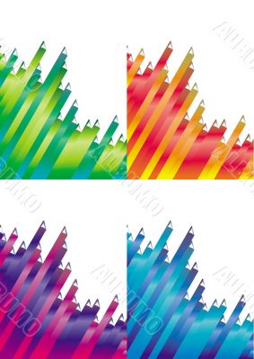 different color abstrakt backgrounds
