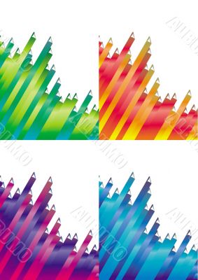 different color abstrakt backgrounds