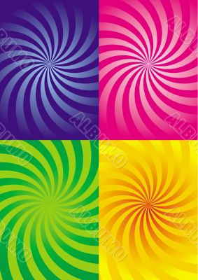 different color abstrakt backgrounds