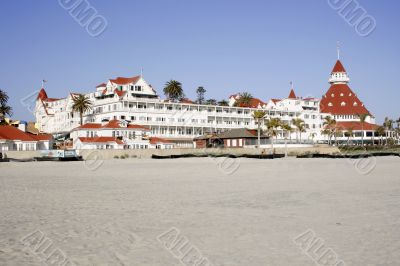 Historic Victorian beach hotel Coronado