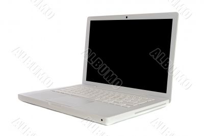 Laptop computer sideways