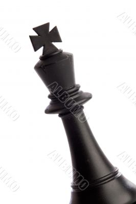 Piece of chess. The king standing