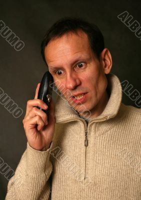Man with the phone