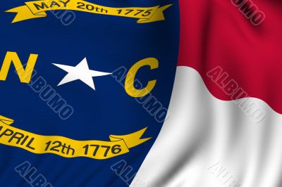 Rendered North Carolina Flag