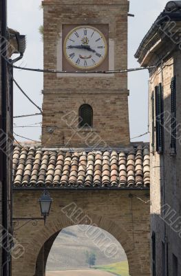 Piticchio (Ancona) - Clock tower