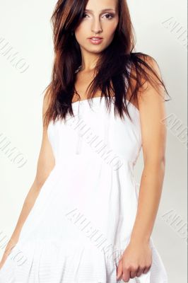 Young Long  -Haired Woman