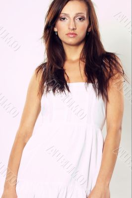 Young Long  -Haired Woman