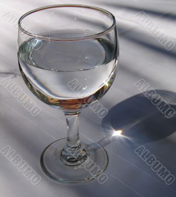fresh glass of water