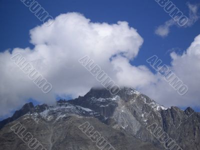 Peak in the clouds