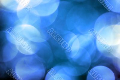 blue circular reflections