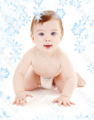 crawling baby boy