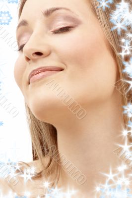 bright picture of smiling woman