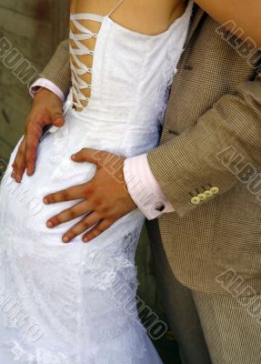 newly-married couple