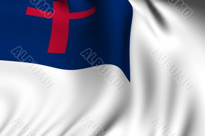 Rendered Christian Flag