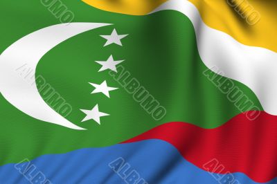 Rendered Comorian Flag