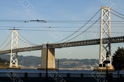 Bay bridge in San Francisco.