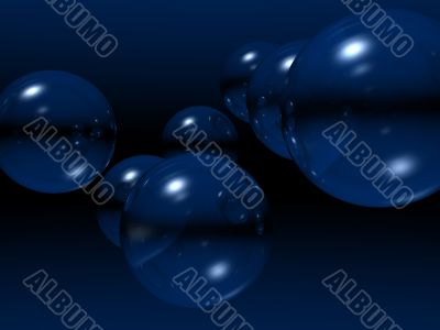 blue bubbles