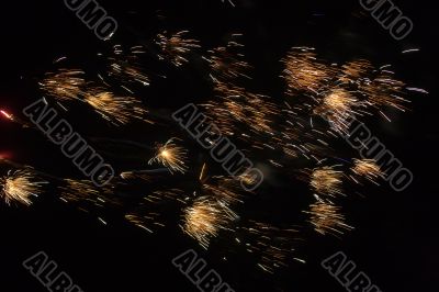 Celebratory fireworks