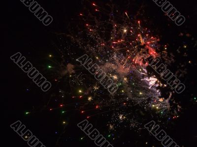 Celebratory fireworks