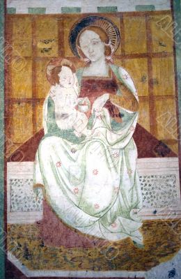 Sacred Fresco in San Vincenzo al Furlo
