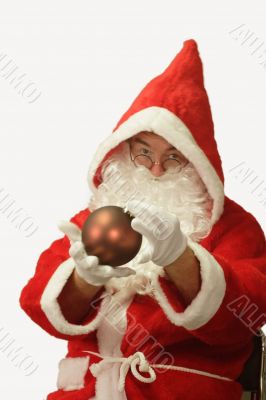 Santa with Christmas Ball