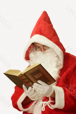 Santa with Bible