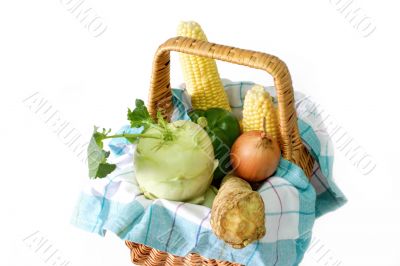 Vegetable in a basket
