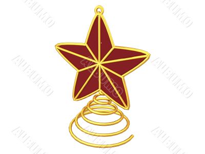 GOLDEN 3D STAR