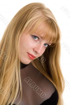 Portrait of the blond girl