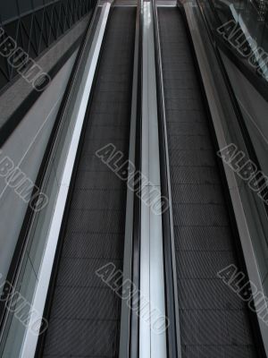 black escalator