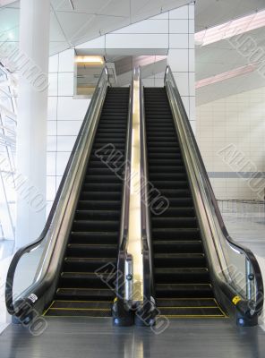 black escalator